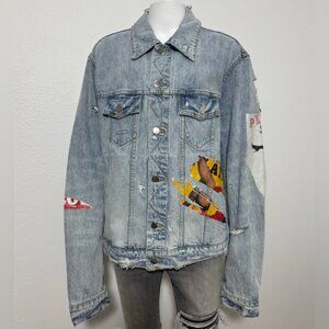 NWT Amiri Playboy Magazine Denim Jacket